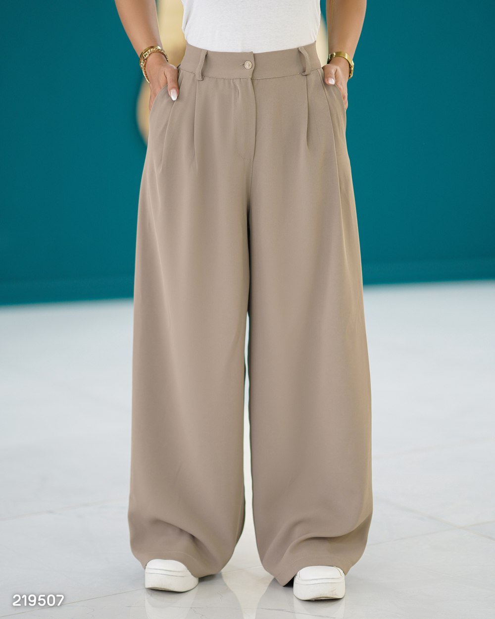 شلوارفول بگ کرپ زنانه