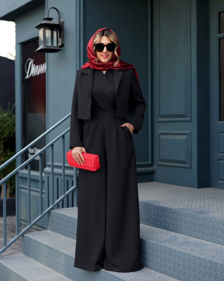 اورال به همراه کت کراپ کرپ مجلسی زنانه