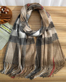 شال موهر سبک و گرم مدل چهارخانه