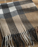 شال موهر سبک و گرم مدل چهارخانه