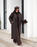 پالتو فوتر زنانه پاییزی آستردار – فریسایز