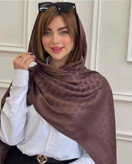 خرید شال بامبو ژاکارد شاین اعلا زنانه ۷۵×۲۰۰ | موجود در رنگ سرمهای و موکا