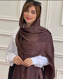 خرید شال بامبو ژاکارد شاین اعلا زنانه ۷۵×۲۰۰ | موجود در رنگ سرمهای و موکا